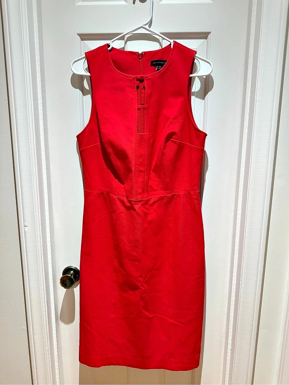 Banana Republic Red Mini Dress Size 10